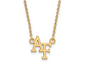 14k Yellow Gold Logoart United States Air Force Academy Small Pendant Necklace
