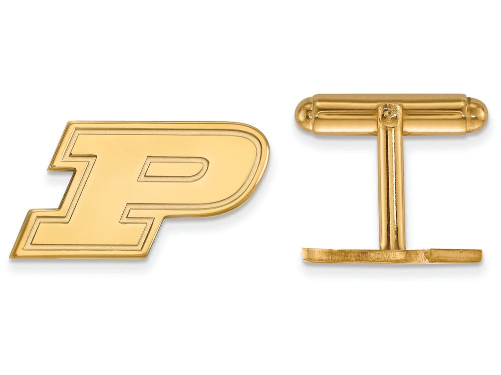 14k Yellow Gold Logoart Purdue Cuff Link