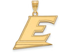 14k Yellow Gold Logoart Eastern Kentucky University Large Pendant