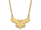 14k Yellow Gold Logoart Rice University Large Pendant Necklace