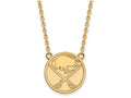 14k Yellow Gold Nhl Logoart Buffalo Sabres Large Pendant Necklace