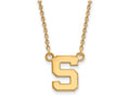 14k Yellow Gold Logoart Michigan State University Small Pendant Necklace