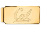 14k Yellow Gold Logoart University Of California Berkeley Money Clip