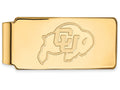 14k Yellow Gold Logoart University Of Colorado Money Clip