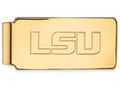 14k Yellow Gold Logoart Louisiana State University Money Clip