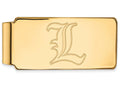 14k Yellow Gold Logoart University Of Louisville Money Clip
