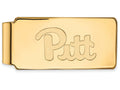 14k Yellow Gold Logoart University Of Pittsburgh Money Clip