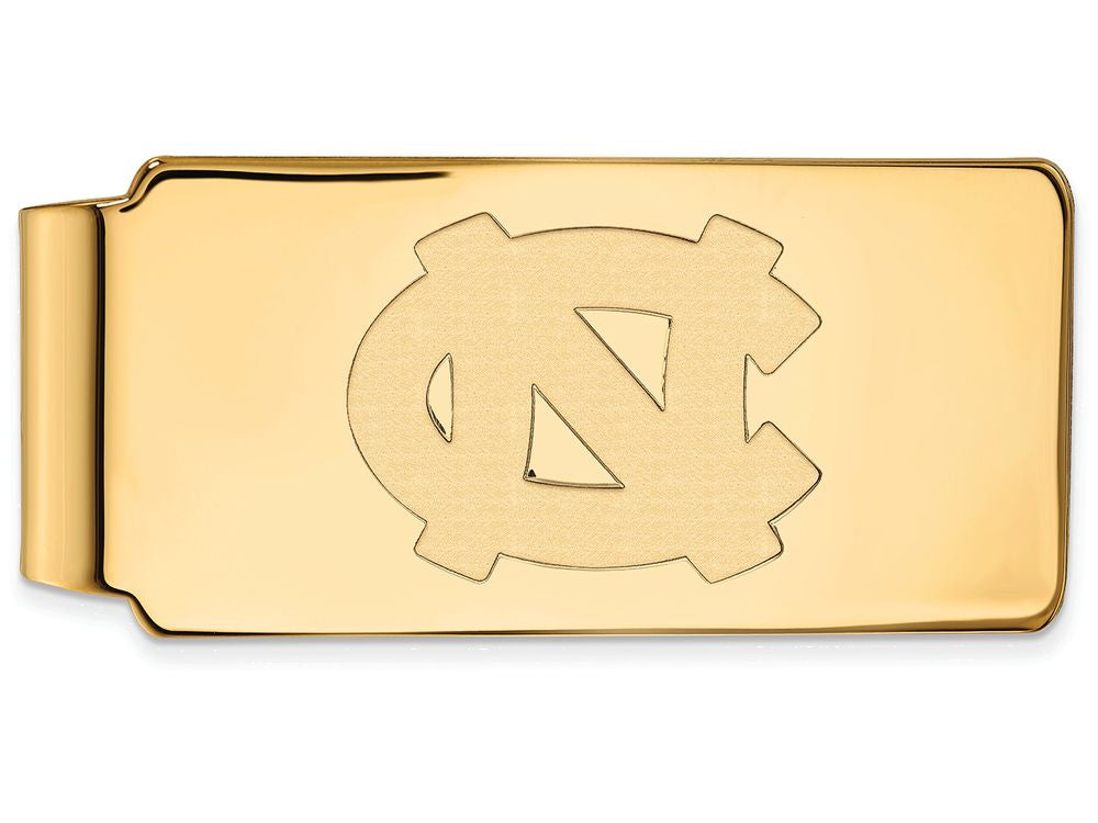 14k Yellow Gold Logoart University Of North Carolina Money Clip