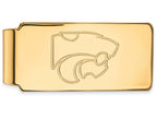 14k Yellow Gold Logoart Kansas State University Money Clip