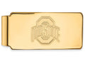 14k Yellow Gold Logoart Ohio State University Money Clip