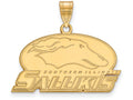 14k Yellow Gold Logoart Southern Illinois University Medium Pendant