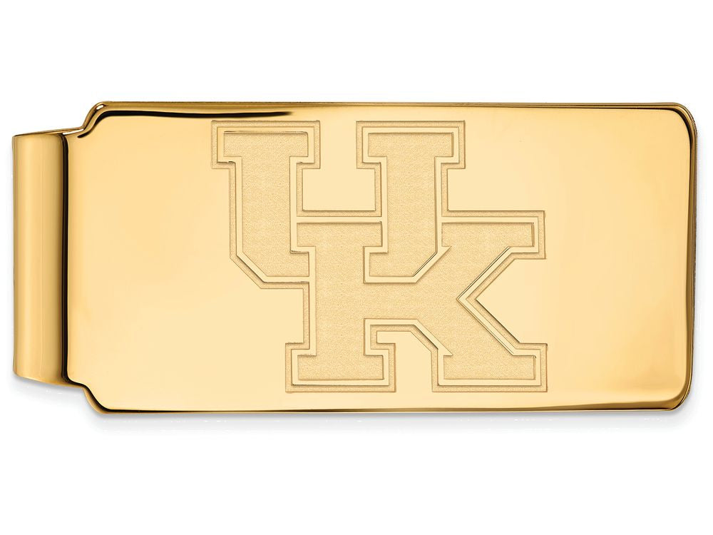 14k Yellow Gold Logoart University Of Kentucky Money Clip