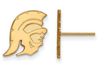 Logoart 14k Yellow Gold University Of Southern California Small Post Earrings