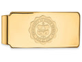 14k Yellow Gold Logoart University Of North Dakota Money Clip Crest