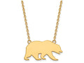 14k Yellow Gold Logoart University Of California Berkeley Large Pendant Necklace