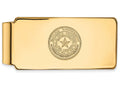 14k Yellow Gold Logoart Baylor University Money Clip Crest