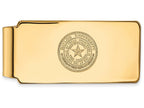 14k Yellow Gold Logoart Baylor University Money Clip Crest