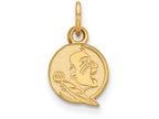 14k Yellow Gold Logoart Florida State University Extra Small Pendant