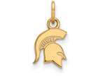 14k Yellow Gold Logoart Michigan State University Extra Small Pendant