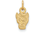 14k Yellow Gold Logoart North Carolina State University Extra Small Pendant