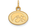 14k Yellow Gold Logoart University Of Iowa Extra Small Pendant