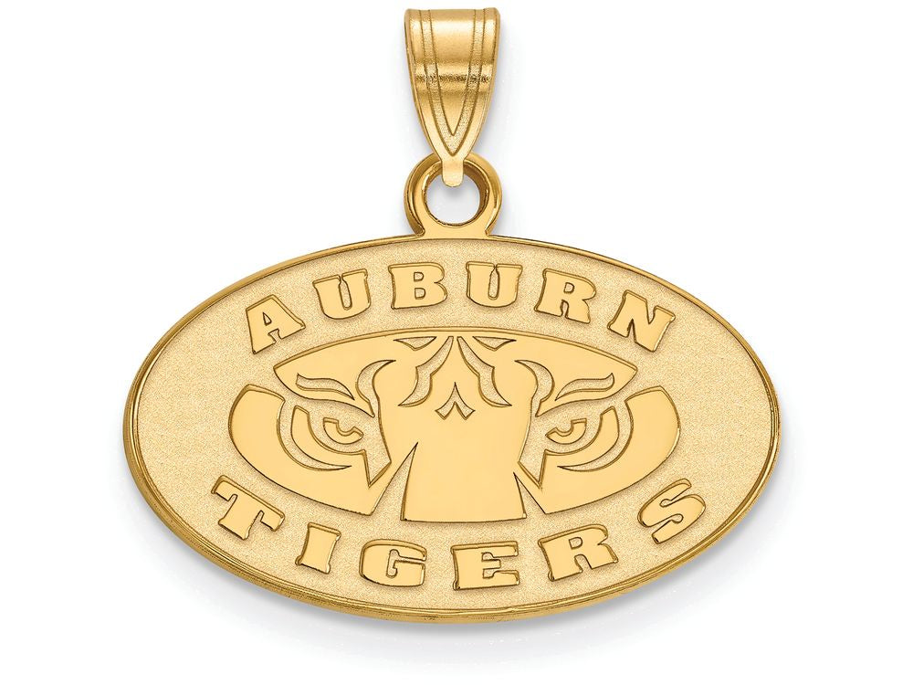 14k Yellow Gold Logoart Auburn University Small Pendant