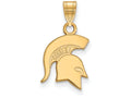 14k Yellow Gold Logoart Michigan State University Small Pendant