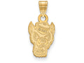 14k Yellow Gold Logoart North Carolina State University Small Pendant