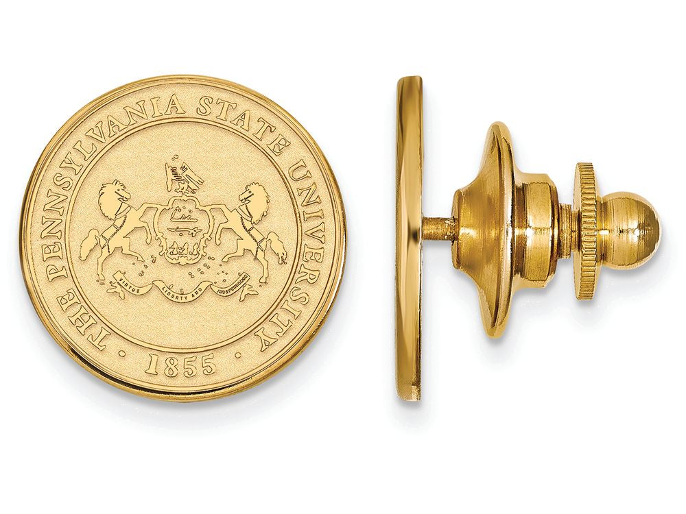 14k Yellow Gold Logoart Penn State University Crest Lapel Pin
