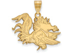 14k Yellow Gold Logoart University Of South Carolina Large Pendant