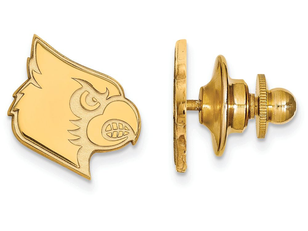 14k Yellow Gold Logoart University Of Louisville Lapel Pin