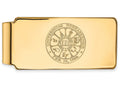 14k Yellow Gold Logoart University Of Nebraska Money Clip Crest
