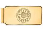 14k Yellow Gold Logoart University Of Nebraska Money Clip Crest