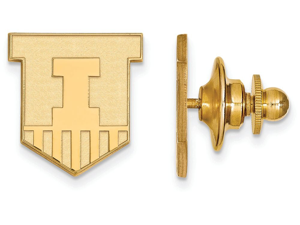 14k Yellow Gold Logoart University Of Illinois Lapel Pin