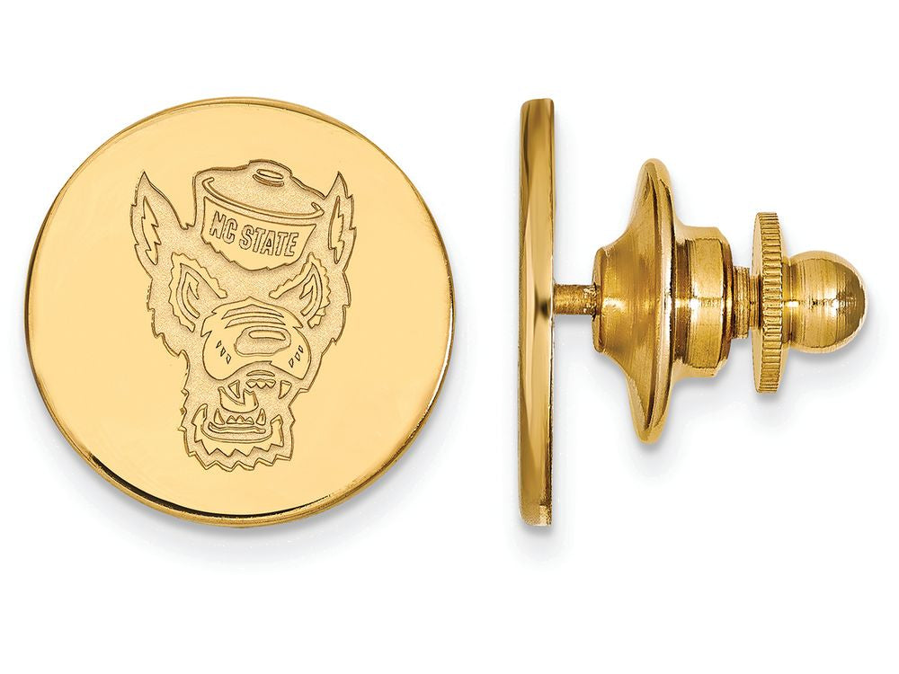 14k Yellow Gold Logoart North Carolina State University Lapel Pin