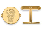 14k Yellow Gold Logoart North Carolina State University Cuff Link
