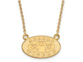 14k Yellow Gold Logoart Auburn University Small Pendant Necklace