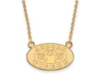 14k Yellow Gold Logoart Auburn University Small Pendant Necklace