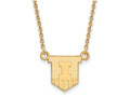 14k Yellow Gold Logoart University Of Illinois Small Pendant Necklace
