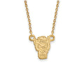 14k Yellow Gold Logoart North Carolina State University Small Pendant Necklace