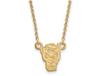 14k Yellow Gold Logoart North Carolina State University Small Pendant Necklace