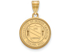 14k Yellow Gold Logoart University Of North Carolina Medium Crest Pendant