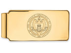 14k Yellow Gold Logoart Georgia Institute Of Technology Money Clip Crest