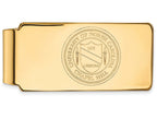 14k Yellow Gold Logoart University Of North Carolina Money Clip Crest