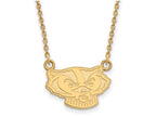 14k Yellow Gold Logoart University Of Wisconsin Small Pendant Necklace