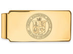 14k Yellow Gold Logoart Virginia Tech Money Clip Crest