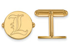 14k Yellow Gold Logoart University Of Louisville Cuff Link