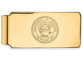 14k Yellow Gold Logoart University Of Illinois Crest Money Clip
