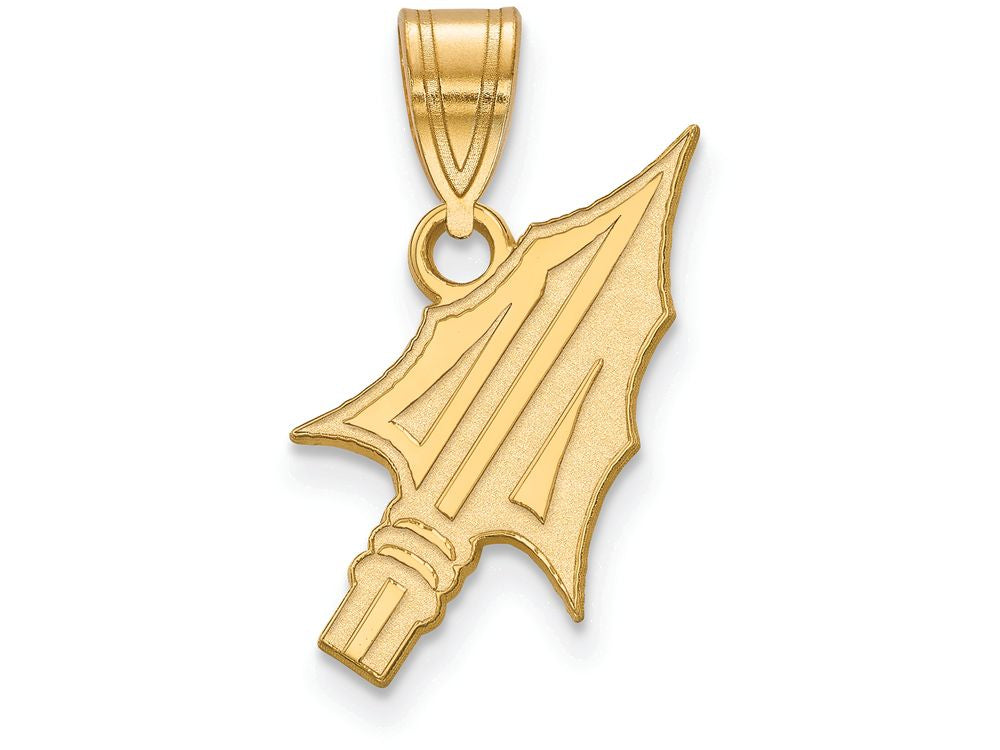 14k Yellow Gold Logoart Florida State University Medium Pendant