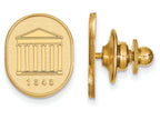 14k Yellow Gold Logoart University Of Mississippi Crest Lapel Pin
